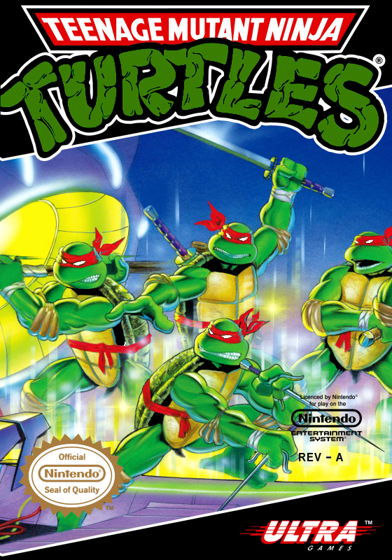 Teenage Mutant Ninja Turtles (Usa) Nes Print Poster