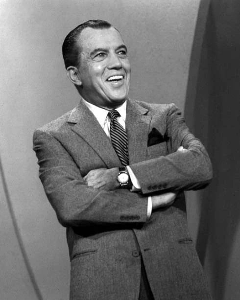 Television Host Ed Sullivan Show Glossy Keychain Entertainment Keychain