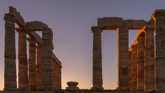 Temple Of Poseidon At Cape Sounion Greece Magnet Magnet Picture Print