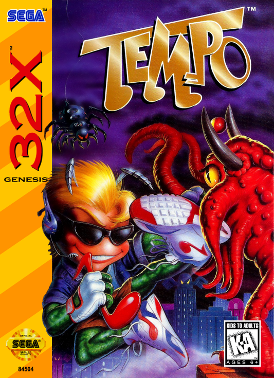 Tempo Sega 32X Print Poster