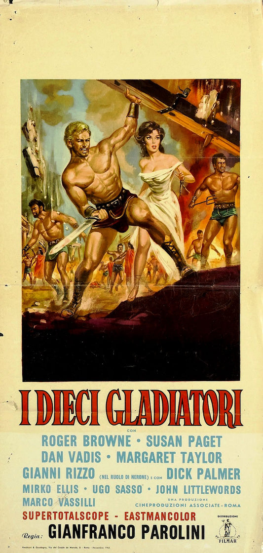Ten Gladiators 01 Movie Magnet
