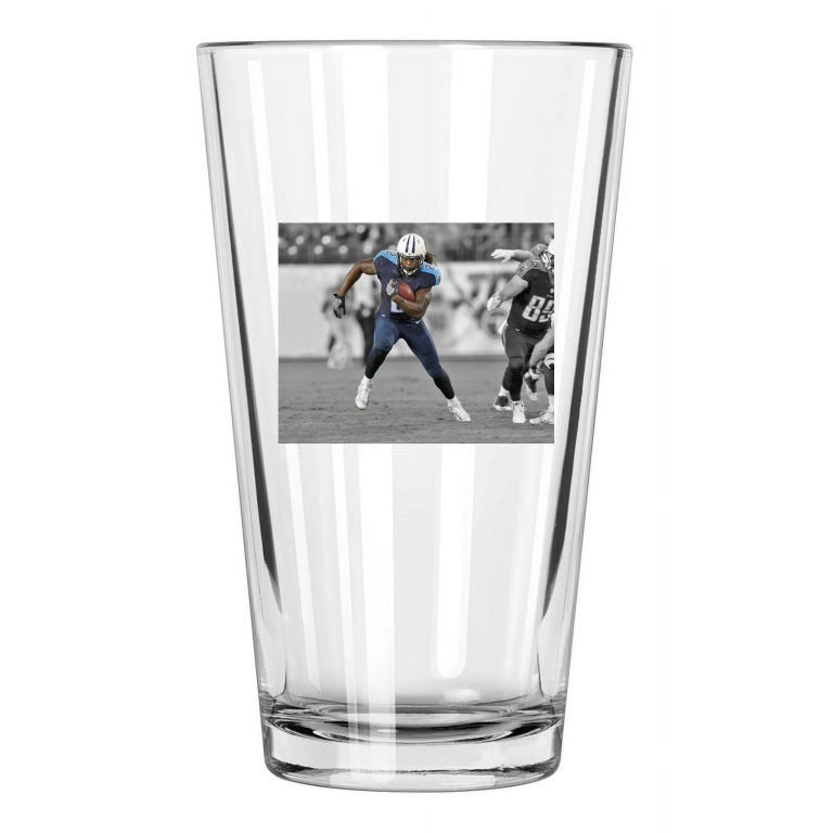 Tennessee Titans Derrick Henry Photo Spotlight Pint Beer Drinking Glass