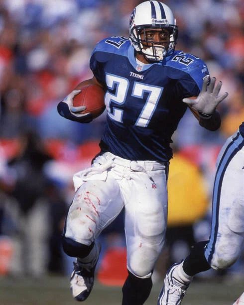 Tennessee Titans Eddie George Glossy Magnet Football Magnet