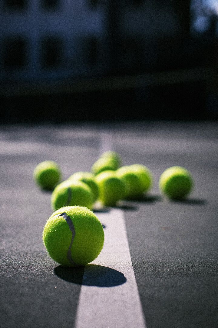 Tennis Balls Sporting Goods Sports Painting Print Jigsaw Puzzle