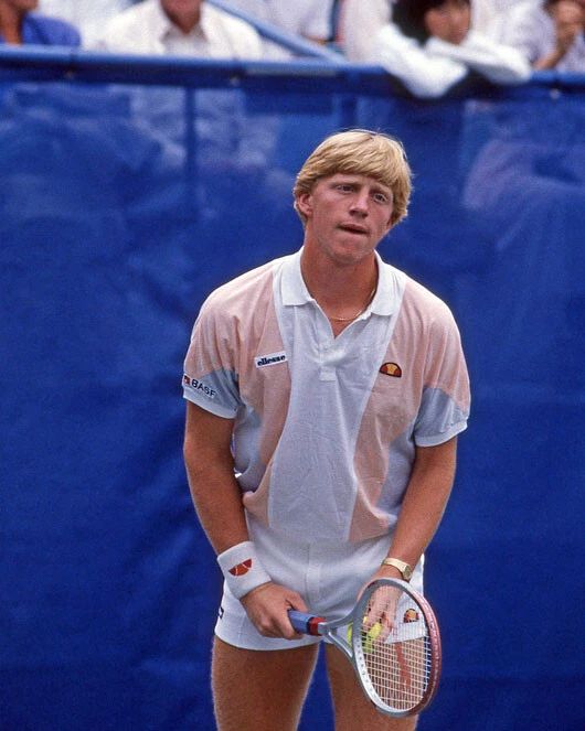Tennis Champion Boris Becker Keychain Glossy Keychain
