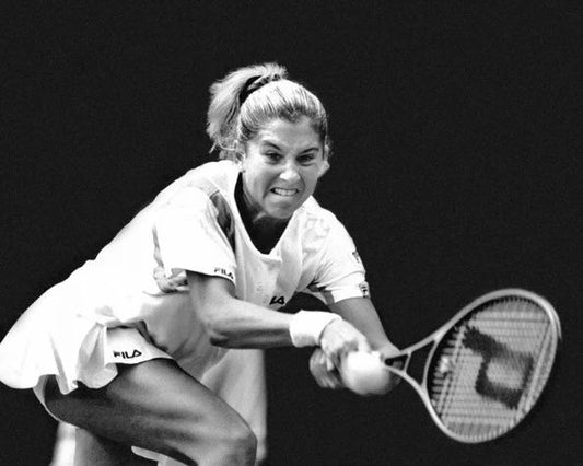 Tennis Great Monica Seles Glossy Photo Print Poster