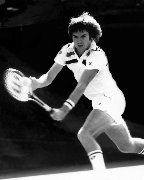 Tennis Legend Jimmy Connors Glossy Keychain Keychain Former Pro Player Print