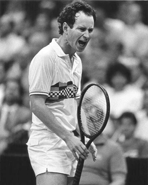 Tennis Legend John Mcenroe Glossy Keychain Print Wimbledon Keychain 1