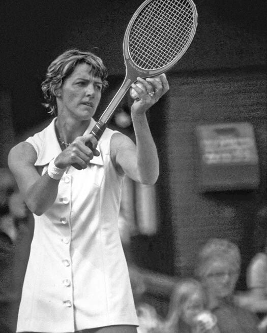 Tennis Legend Margaret Court Glossy Magnet Print Wimbledon Magnet