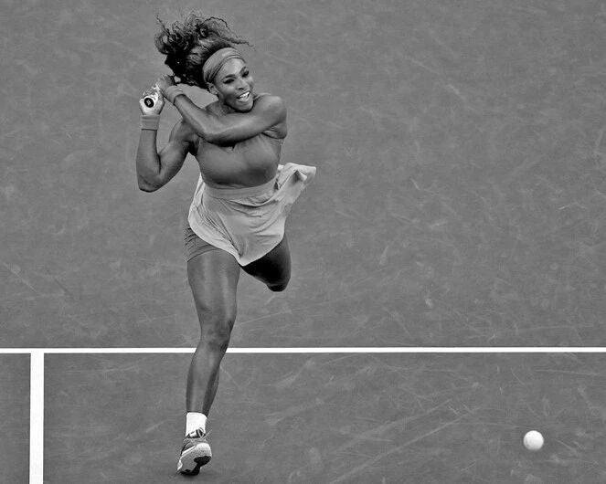 Tennis Legend Serena Williams Glossy Magnet Wimbledon Magnet