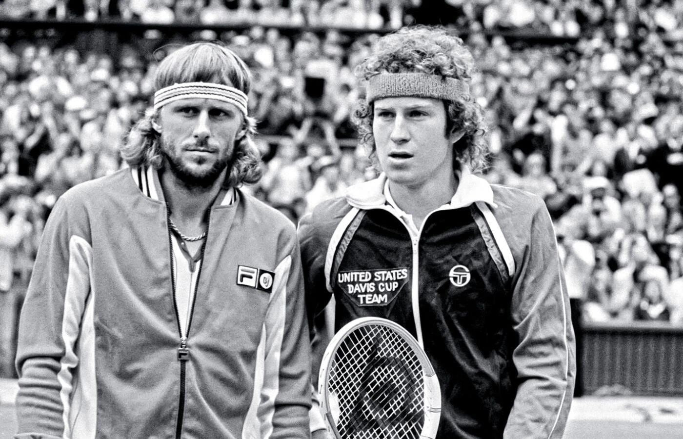 Tennis Legends Bjorn Borg & John Mcenroe Image Print 300 Piece Jigsaw Puzzle