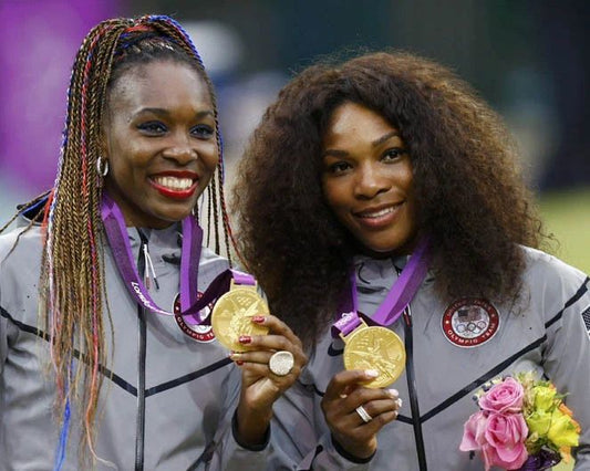 Tennis Legends Venus And Serena Williams Glossy Magnet 2012 Olympics Magnet