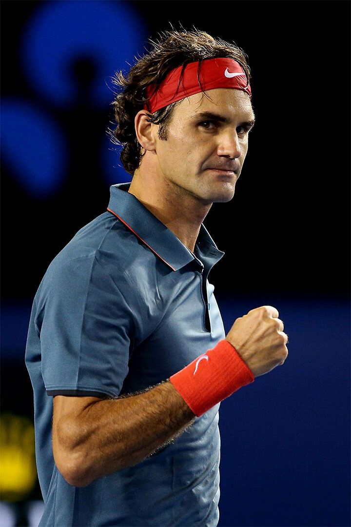 Tennis Player Athlete Roger Federer Painting Jigsaw Puzzle