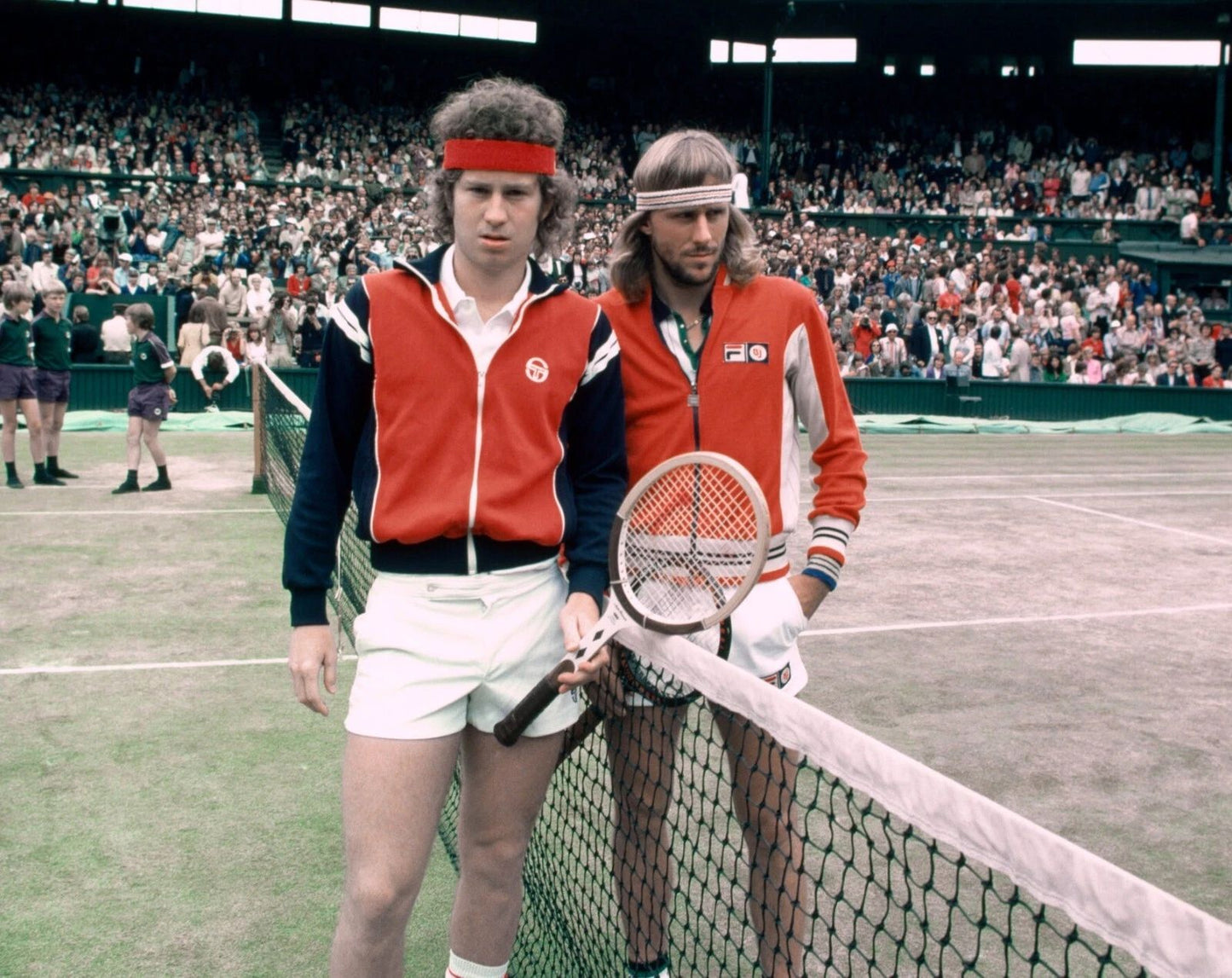 Tennis Players Bjorn Borg & John Mcenroe Publicity Picture Photo Print