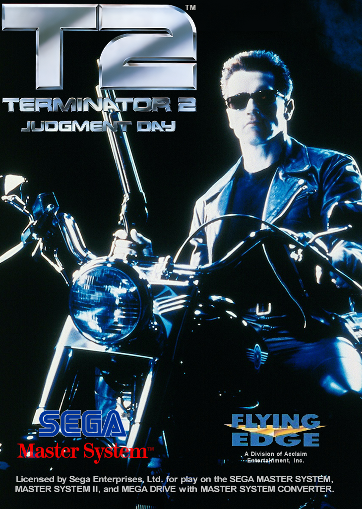 Terminator 2 Judgment Day (2) Sega Master System Print Poster