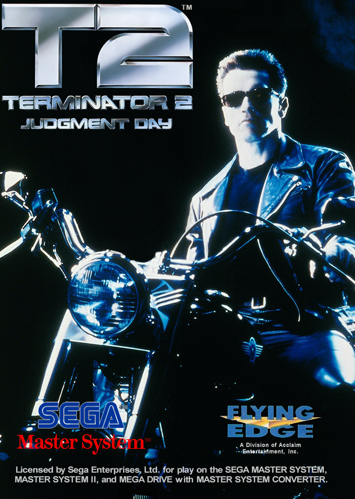 Terminator 2 Judgment Day Sega Master System Print Poster