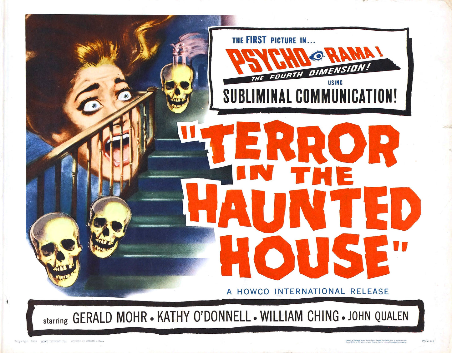 Terror In Haunted House 02 Movie Magnet