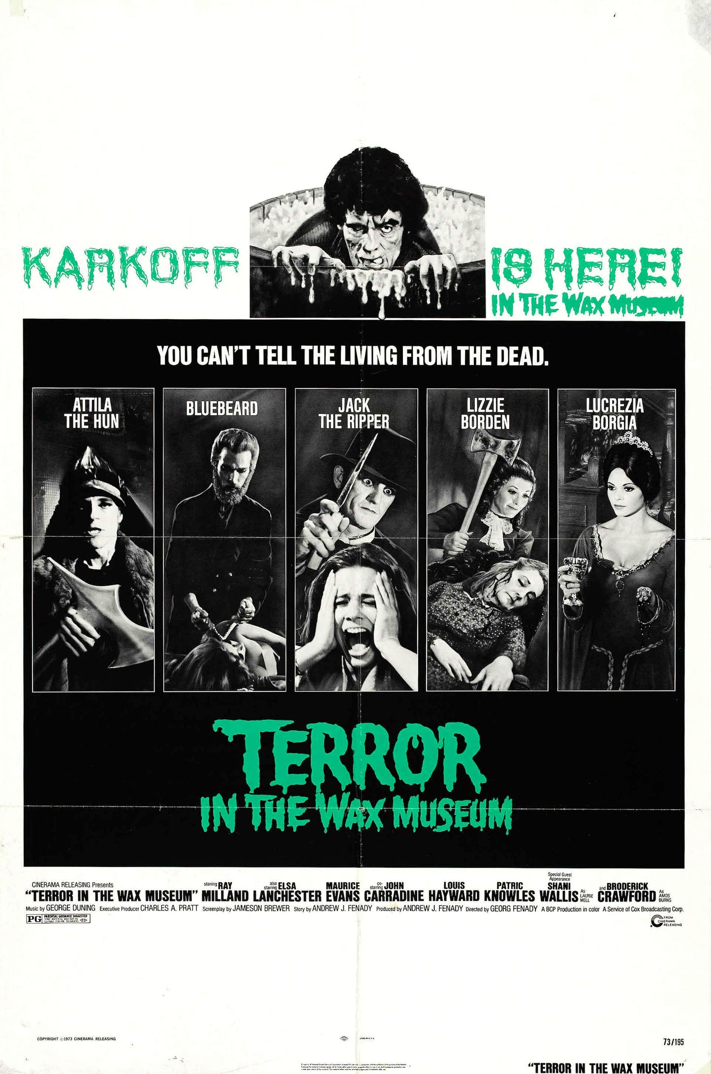 Terror In Wax Museum 01 Movie Magnet