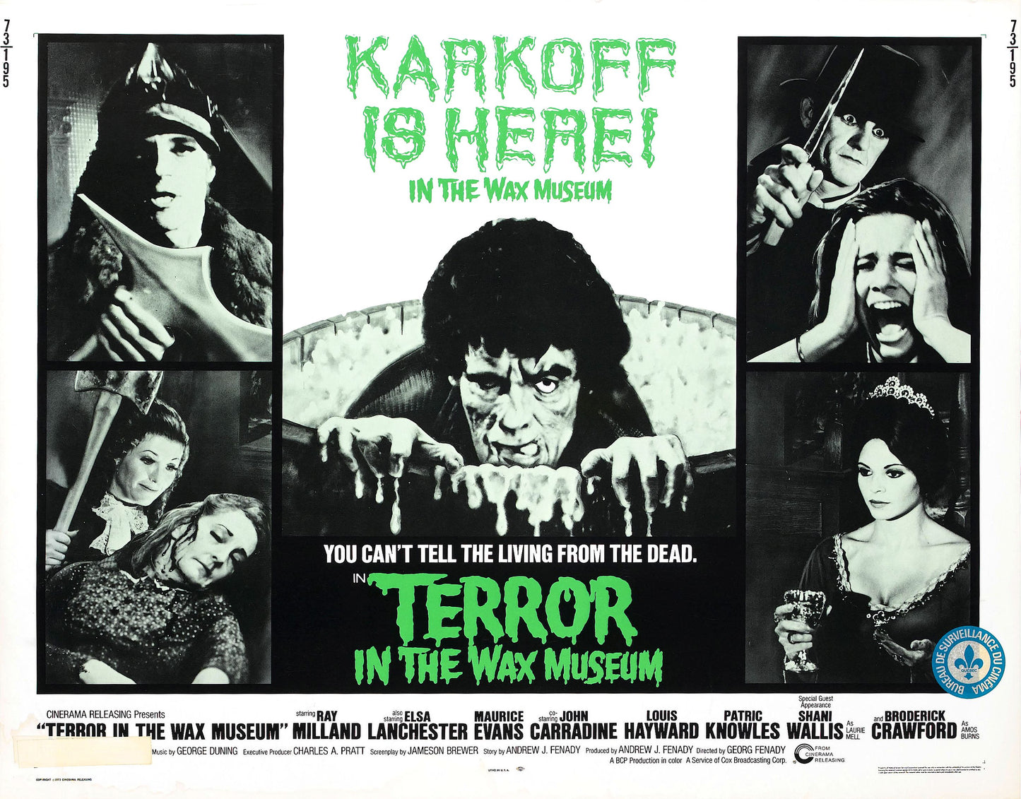 Terror In Wax Museum 02 Movie Magnet