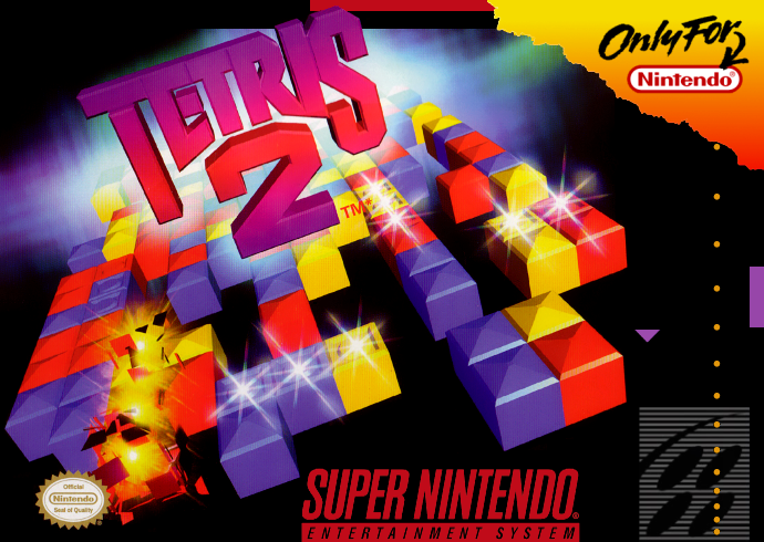 Tetris 2 (Usa) Snes Print Poster
