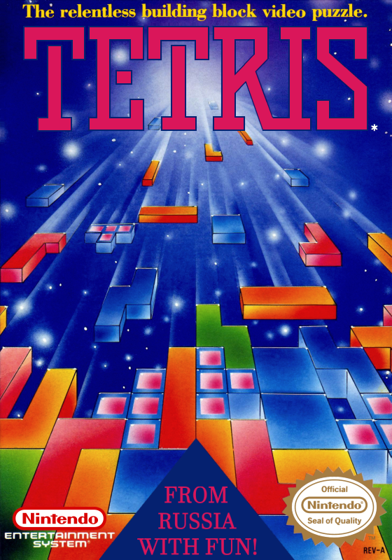 Tetris (Usa) Nes Print Poster