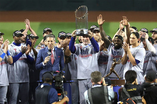 Texas 2023 Baseball Champions Lifting Trophy Jigsaw Puzzle