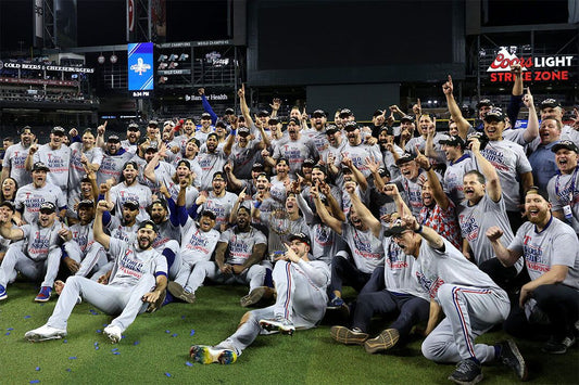 Texas 2023 Baseball Champions Players Group Jigsaw Puzzle Jigsaw Puzzle
