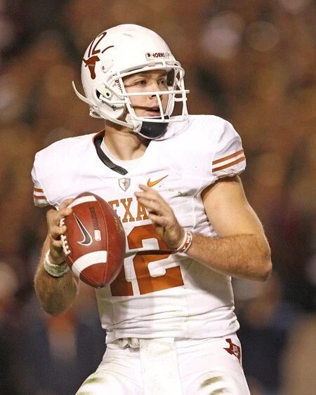 Texas Longhorns Colt Mccoy Glossy Keychain Print College Football Keychain