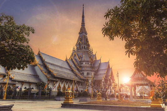Thailand Temple Beautiful Architecture Art Wall Decor Jigsaw Puzzle