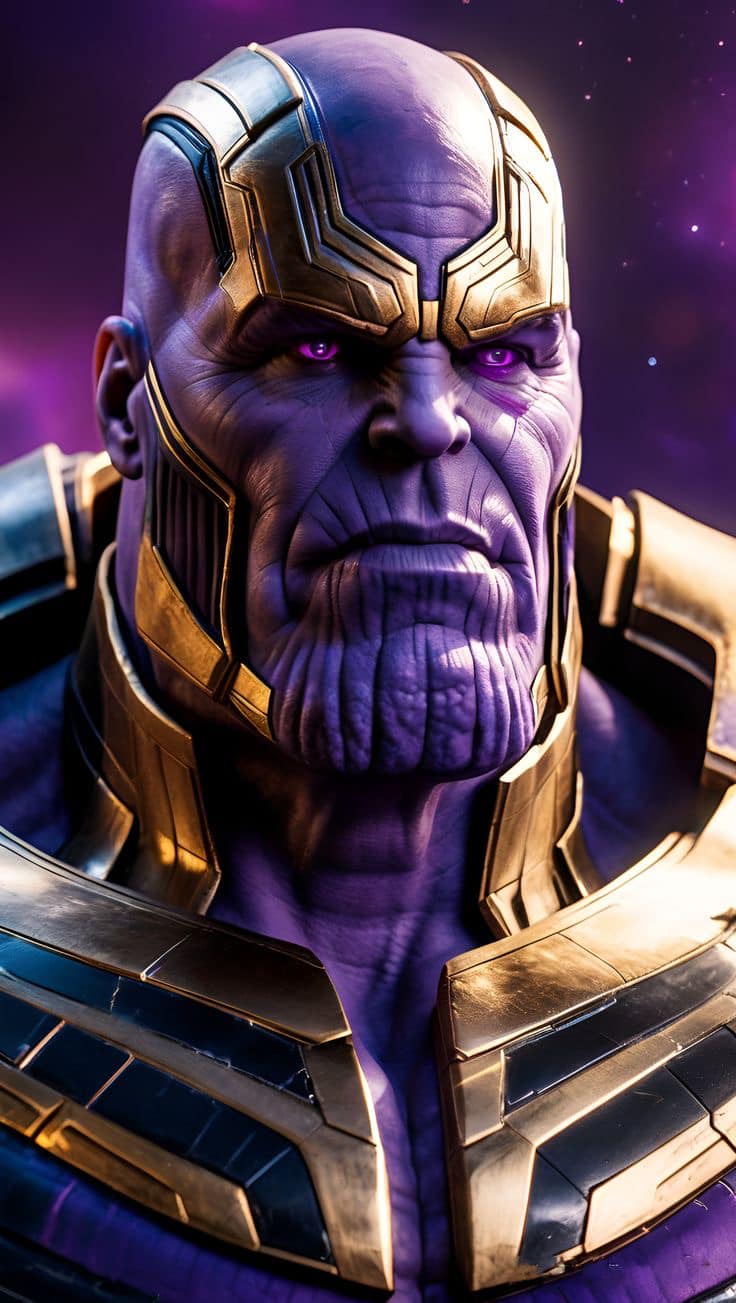 Thanos Character Portrait Jigsaw Puzzle