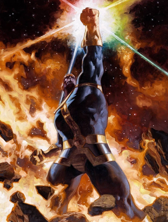 Thanos Infinity Gauntlet Fire Background 01 Jigsaw Puzzle