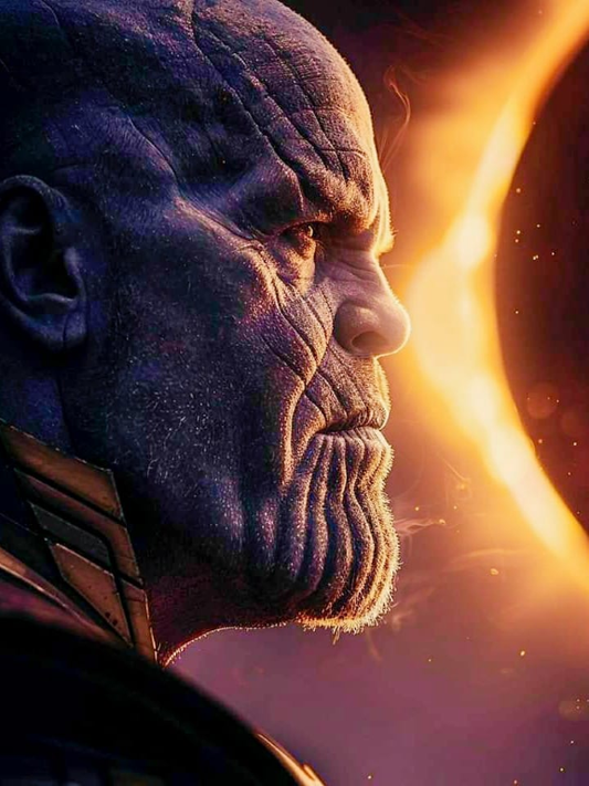 Thanos Profile View 932 Print Poster