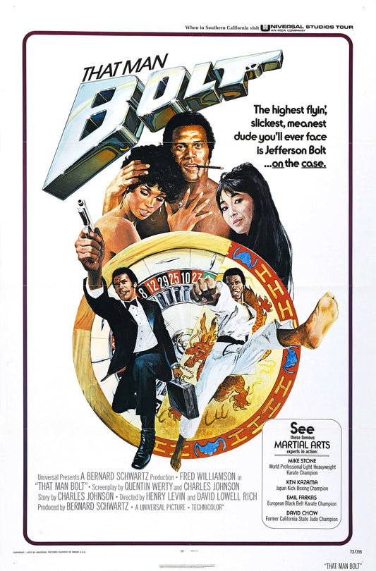 That Man Bolt 01 Movie Magnet
