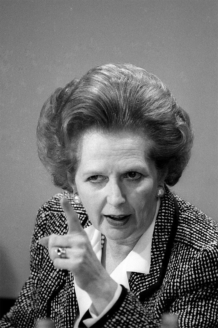 Thatcher Speaking British Politician Print Jigsaw Puzzle