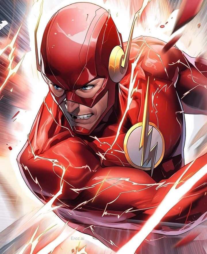 The Flash Action Pose Jigsaw Puzzle