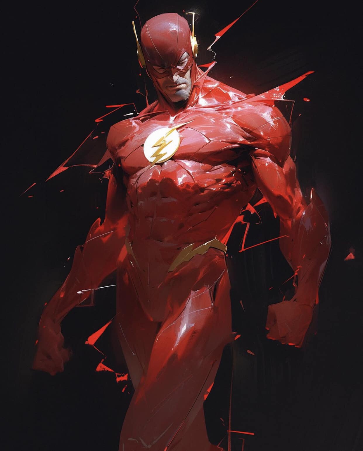 The Flash Artwork Print Poster
