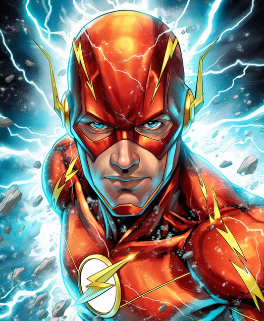 The Flash Hero Portrait Print Poster