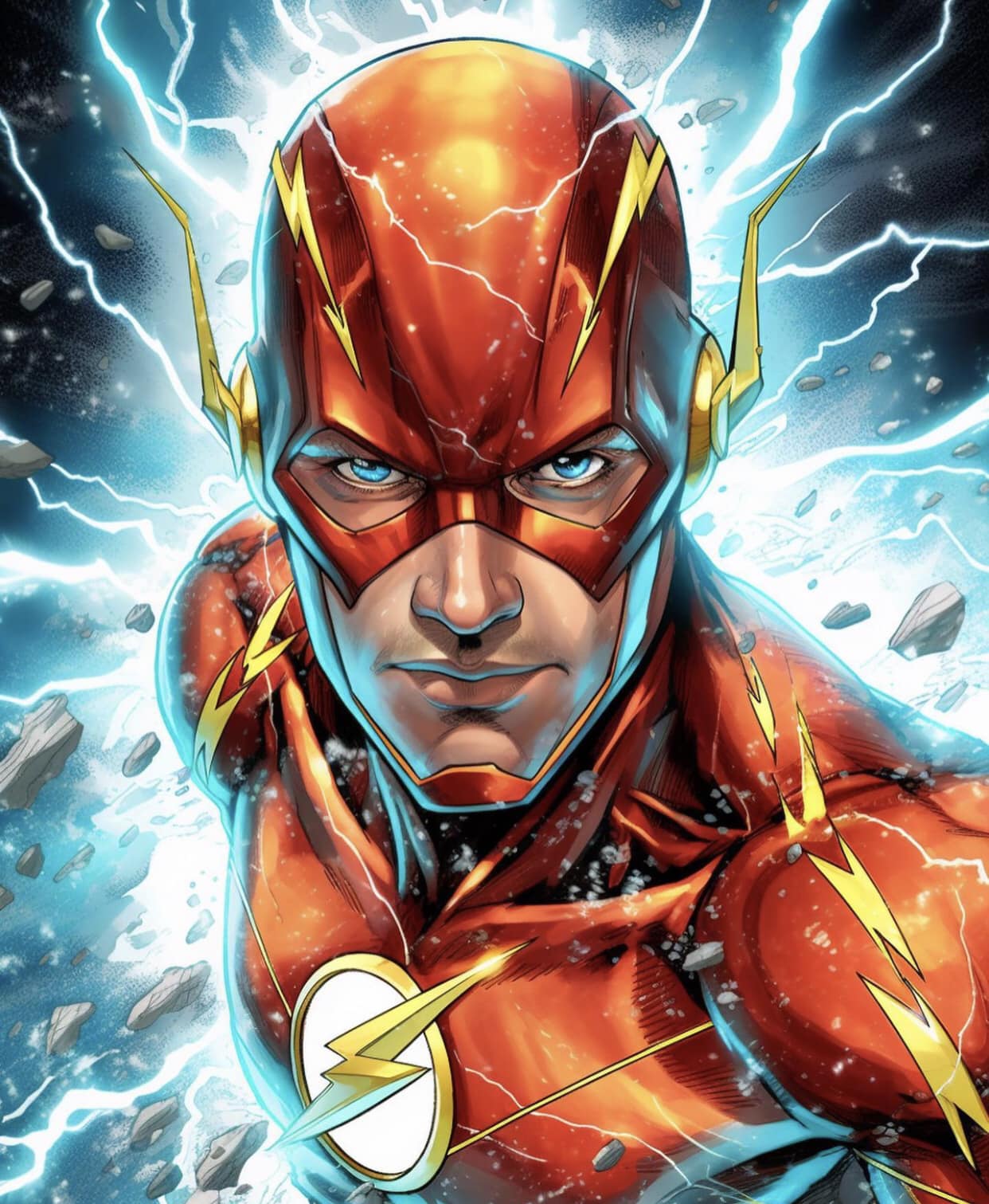 The Flash Hero Portrait Jigsaw Puzzle