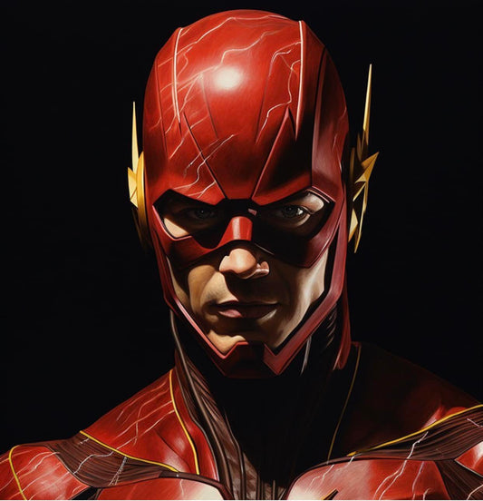 The Flash Portrait Print Poster