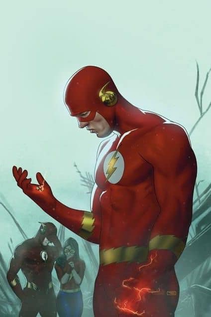 The Flash Reflection Heroics Print Poster