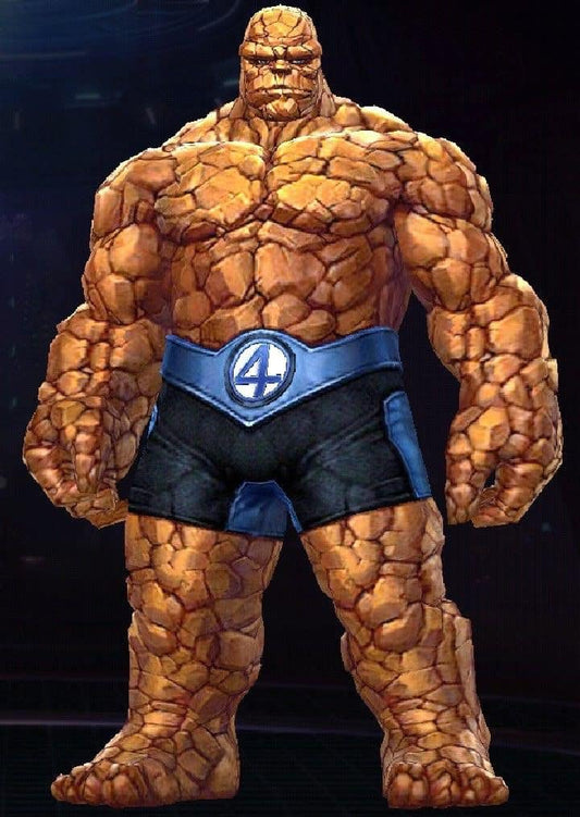 The Thing Superhero Portrait Print Poster