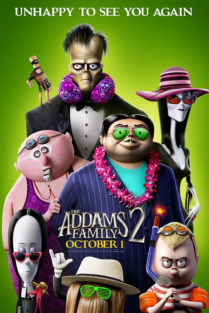 The Addams Family 2 Movie Animation Print Jigsaw Puzzle