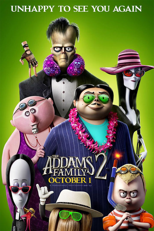 The Addams Family 2 Movie Animation Print Jigsaw Puzzle