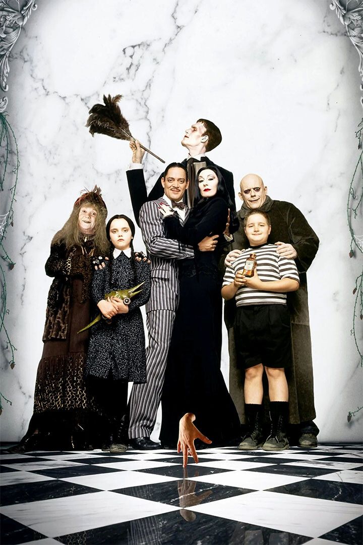 The Addams Family Morticia Lurch Gomez Uncle Fester Jigsaw Puzzle