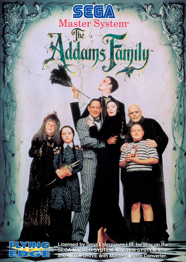 The Addams Family Sega Master System Print Poster