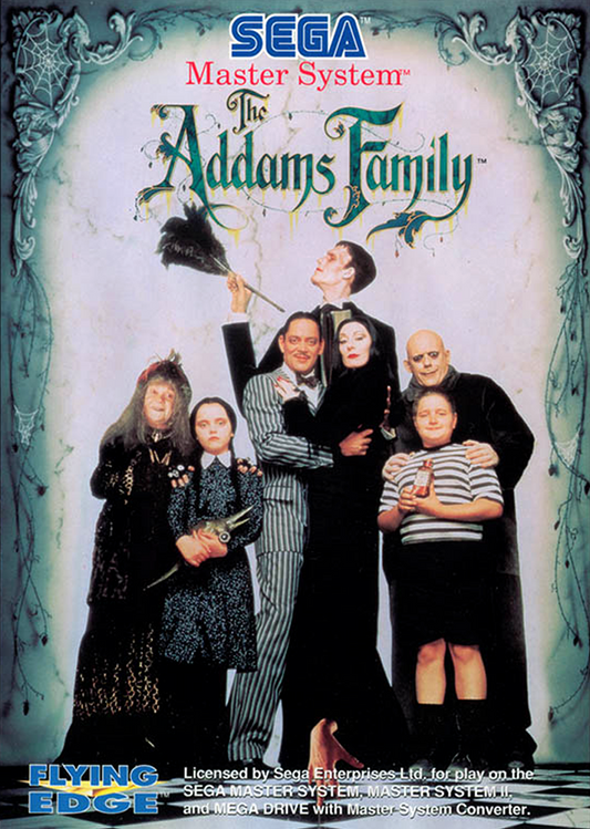 The Addams Family Sega Master System Print Poster
