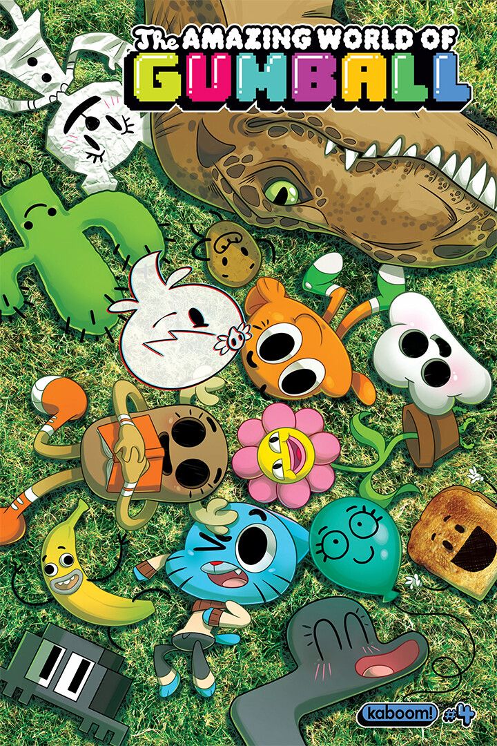 The Amazing World Of Gumball Print Canvas Jigsaw Puzzle