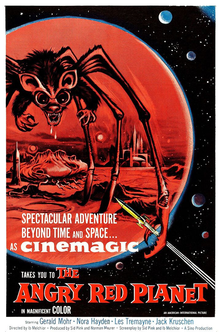 The Angry Red Planet Movie Vintage Horror Action Jigsaw Puzzle