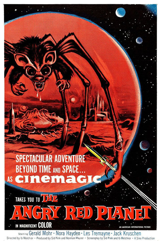 The Angry Red Planet Movie Vintage Horror Action Jigsaw Puzzle