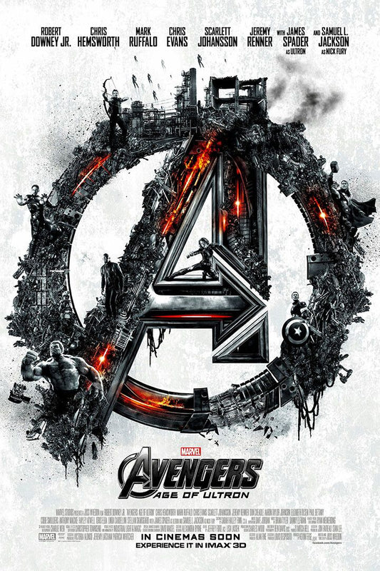 The Avengers Age Of Ultron Movie Painting Jigsaw Puzzle
